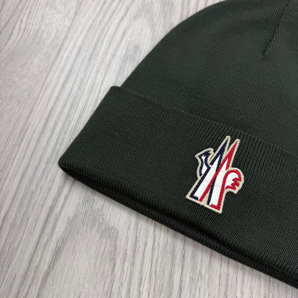 Moncler Grenoble Wool Beanie - Olive