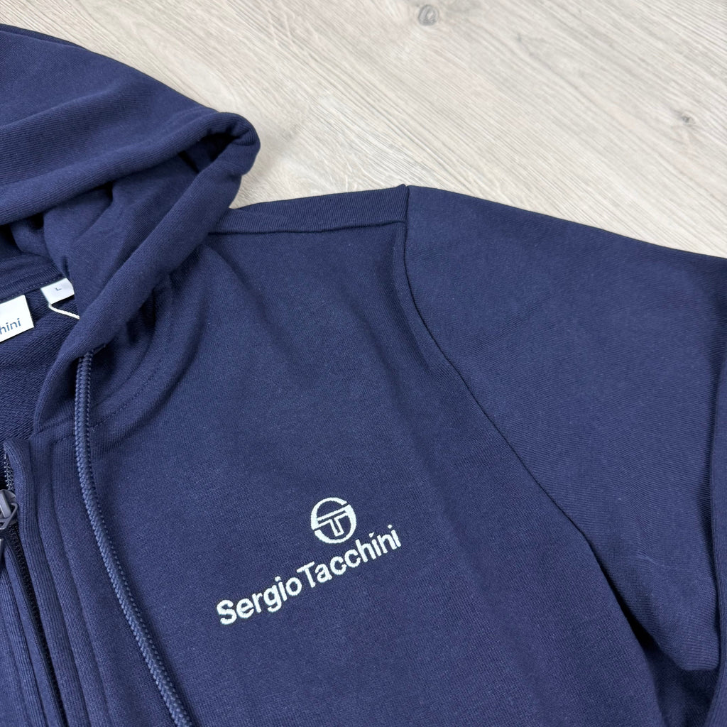 Sergio Tacchini 'Bold' Zip Hoodie - Navy