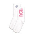 EBC PERFORMANCE CREW SOCKS WHITE/PINK