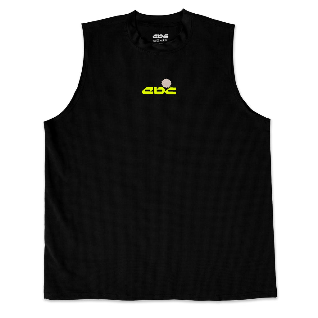 EBC PERFORMANCE TANK BLACK/NEON GREEN