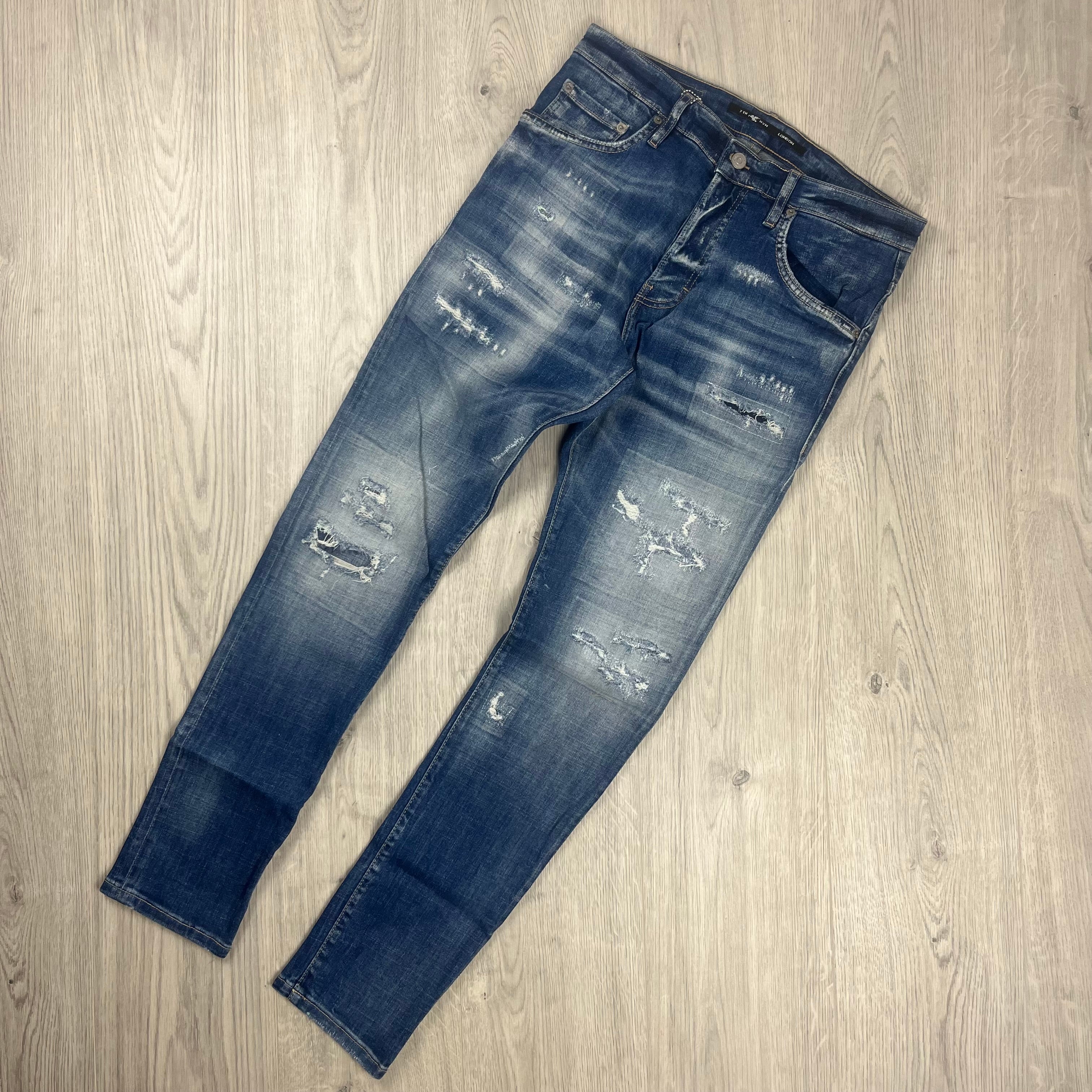 7TH HVN Slim Jeans - Blue