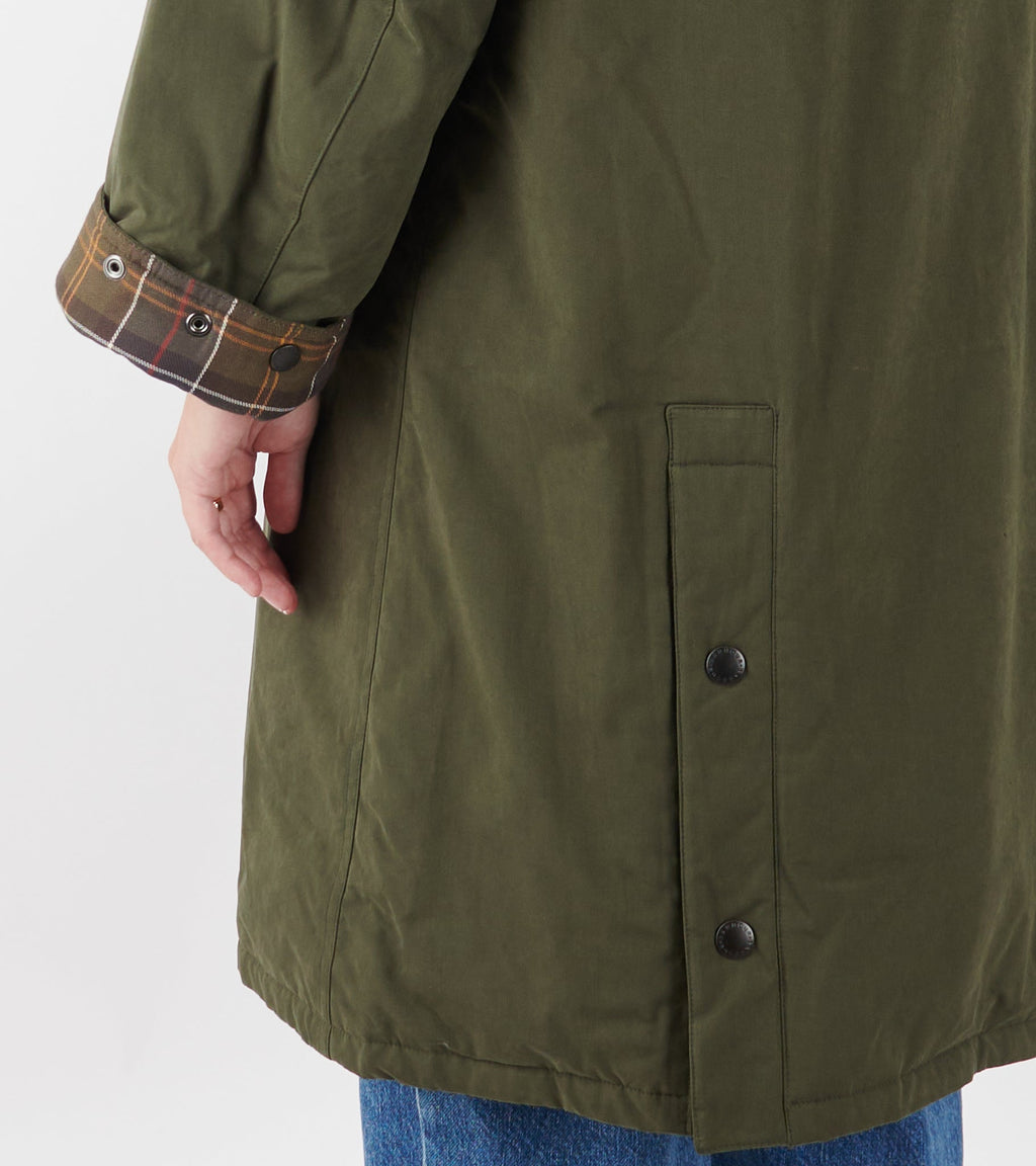 Barbour Padded Exmoor Coat Olive