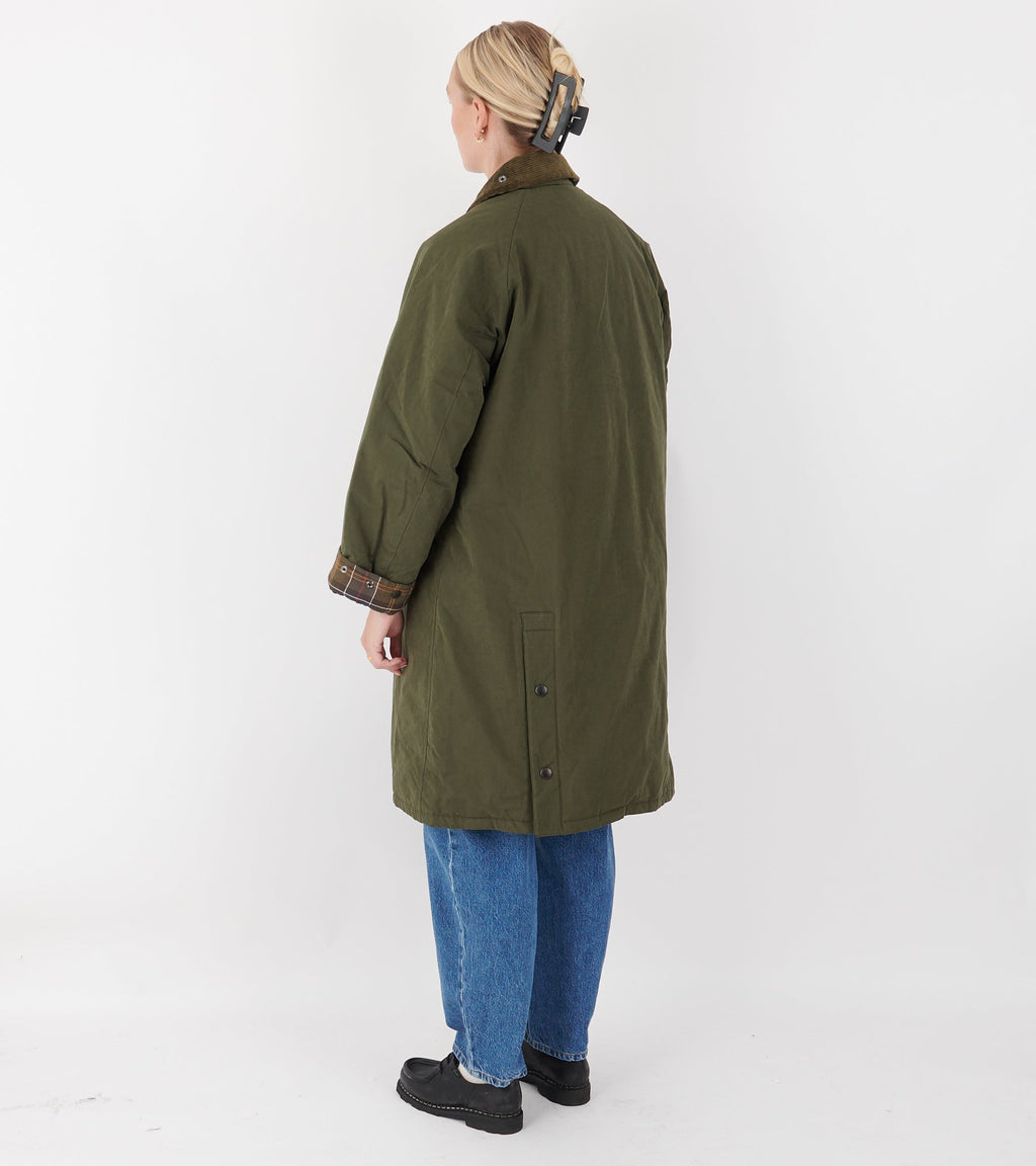 Barbour Padded Exmoor Coat Olive