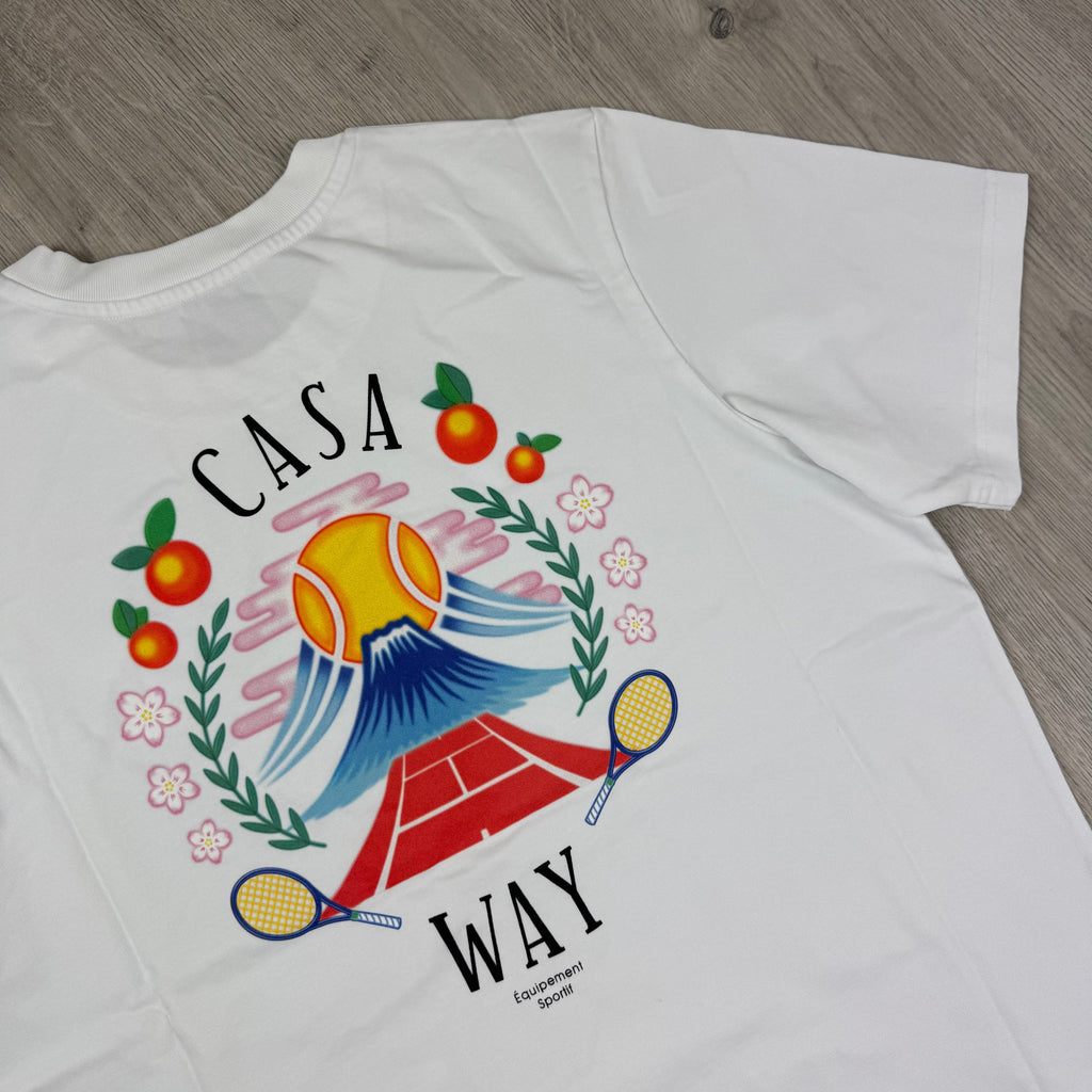Casablanca 'Casa Way Mountains' T-Shirt - White