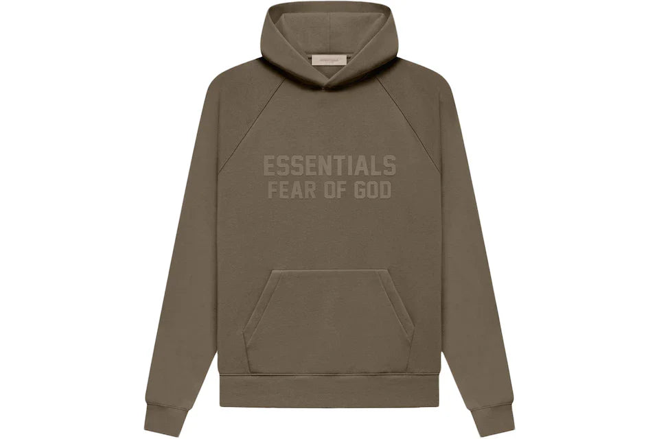ESSENTIALS FOG HOODIE WOOD