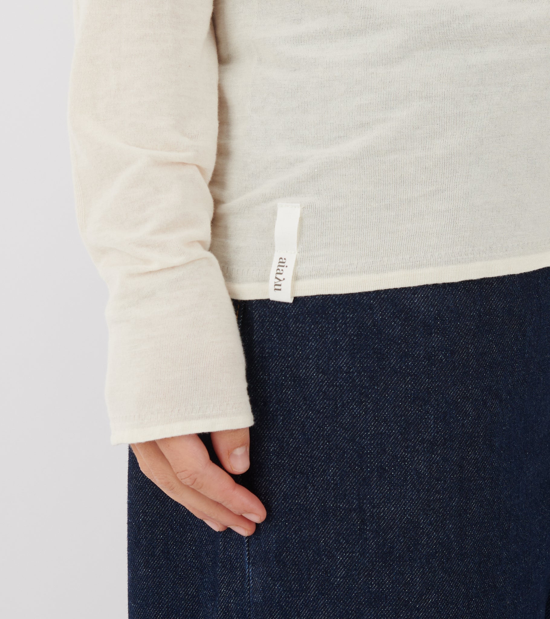 Gentle Long Sleeve Pure Ecru
