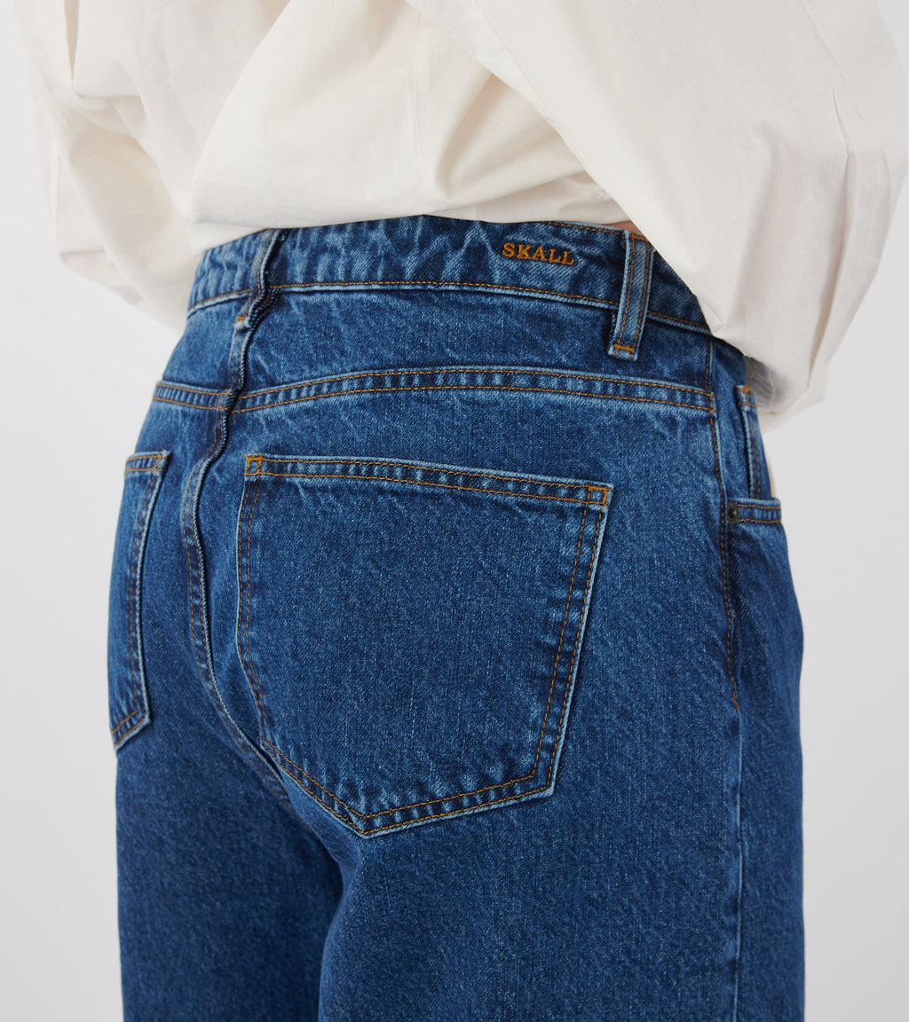 Willow Wide Jeans Mid Blue