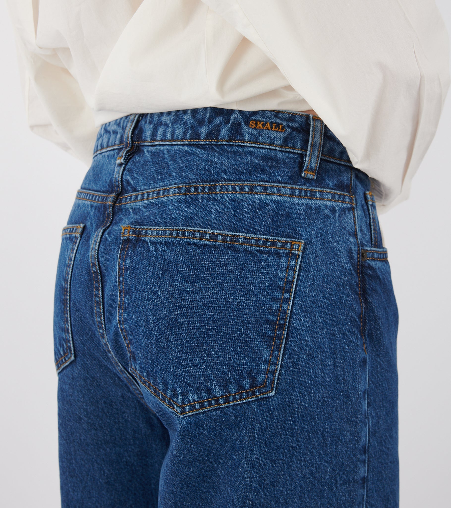 Willow Wide Jeans Mid Blue
