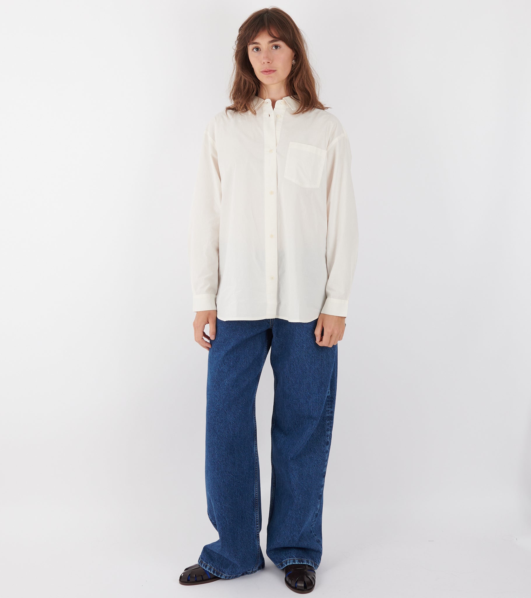 Willow Wide Jeans Mid Blue