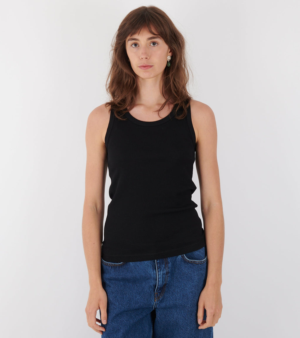 Rib Tank Black
