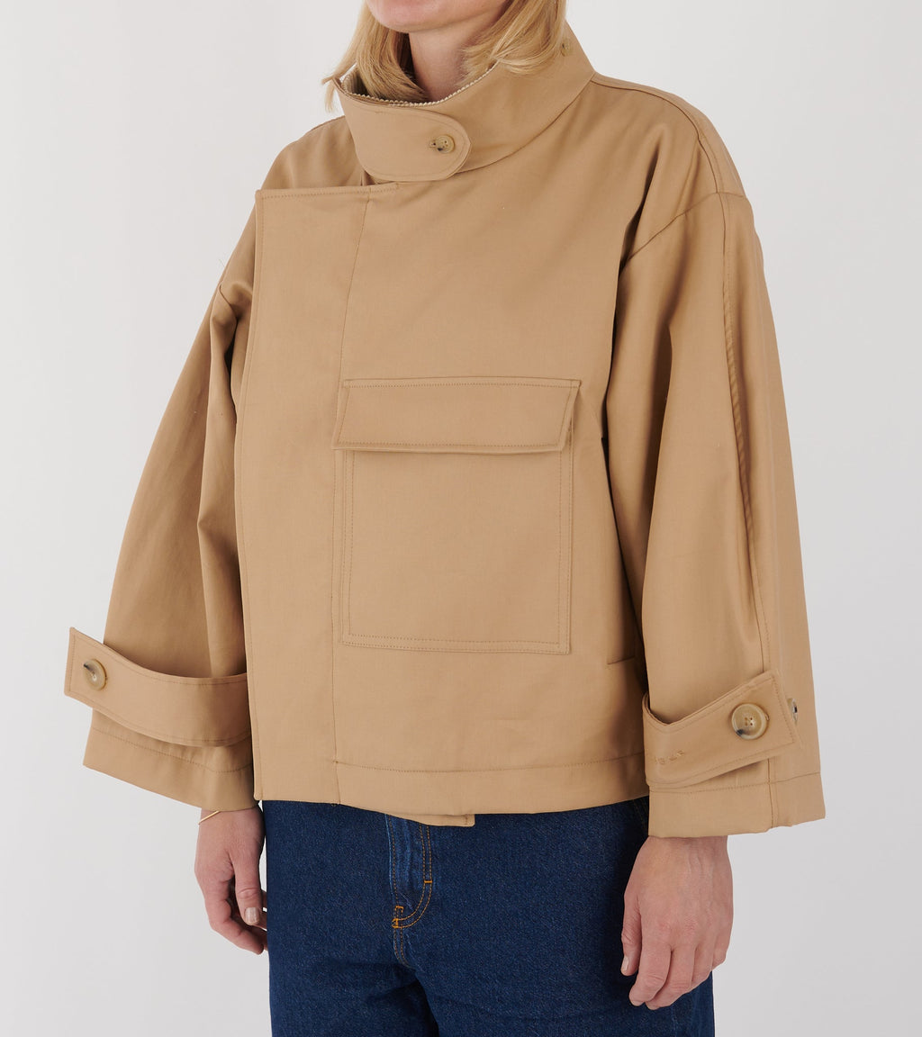 Water Resistant Jacket Beige