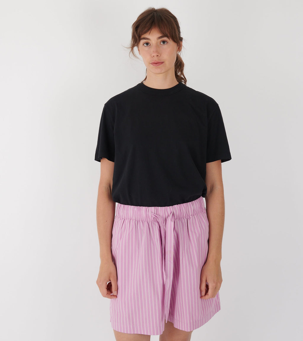Pyjamas Shorts Purple Pink Stripes