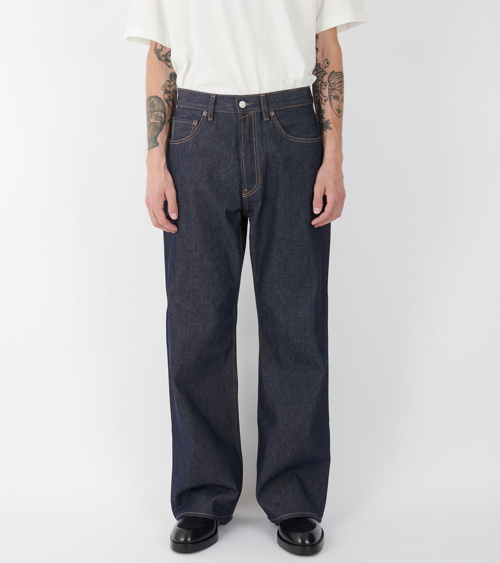 2021M Jeans New Raw Indigo Blue