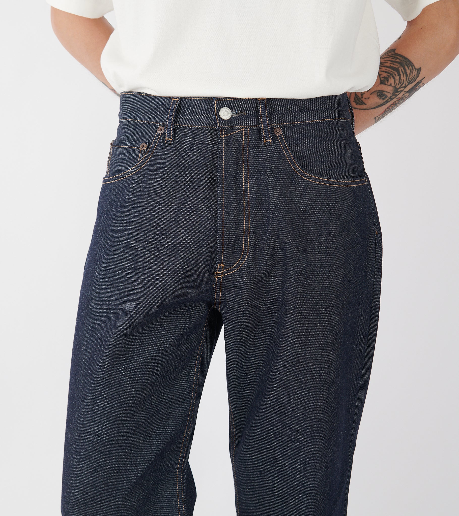 2021M Jeans New Raw Indigo Blue