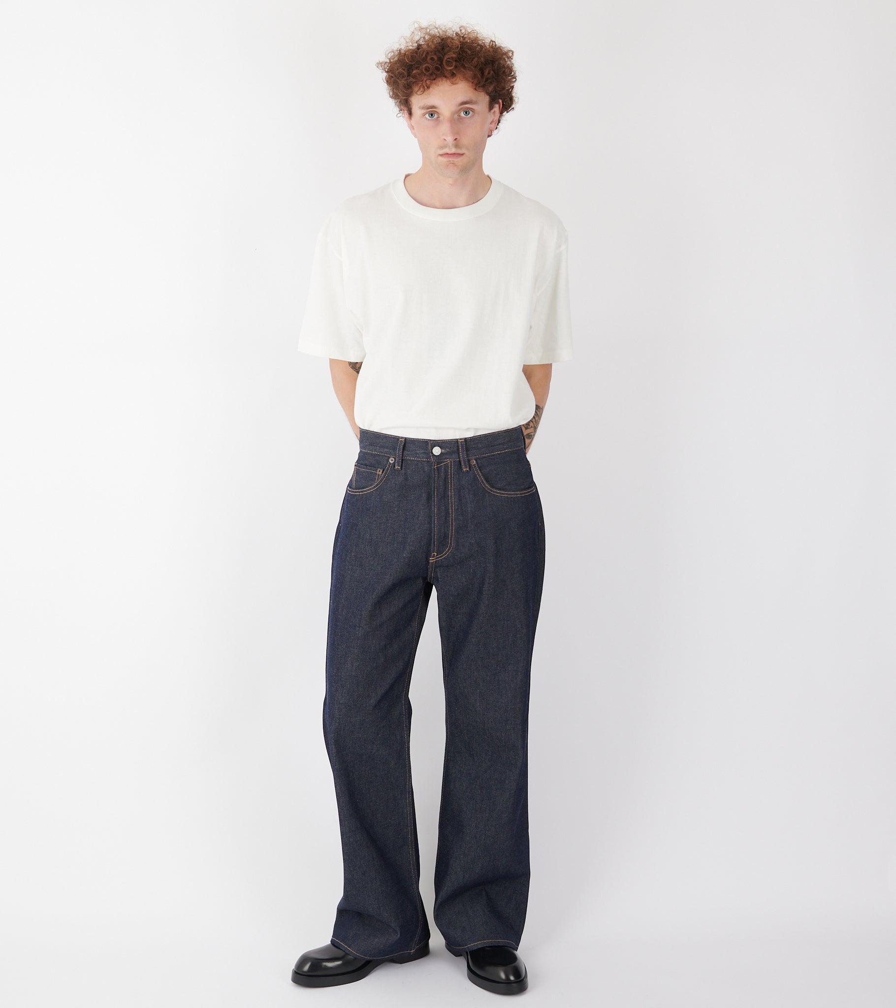 2021M Jeans New Raw Indigo Blue