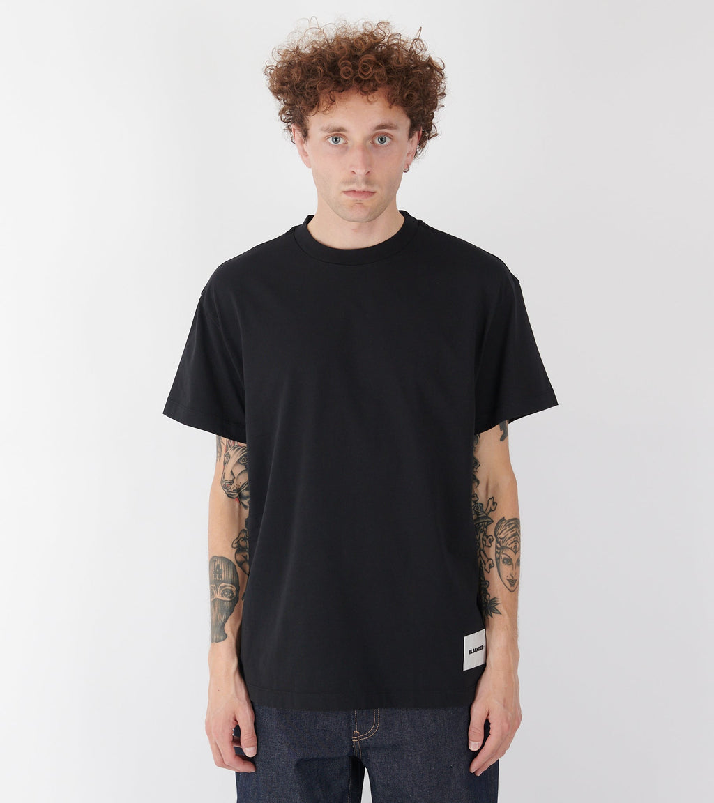 3-Pack Short-Sleeved T-shirt Black