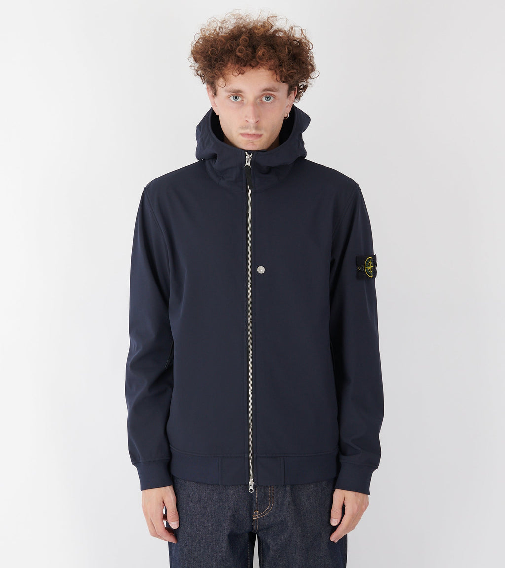 Soft Shell-R E.dye Technology Jacket Navy