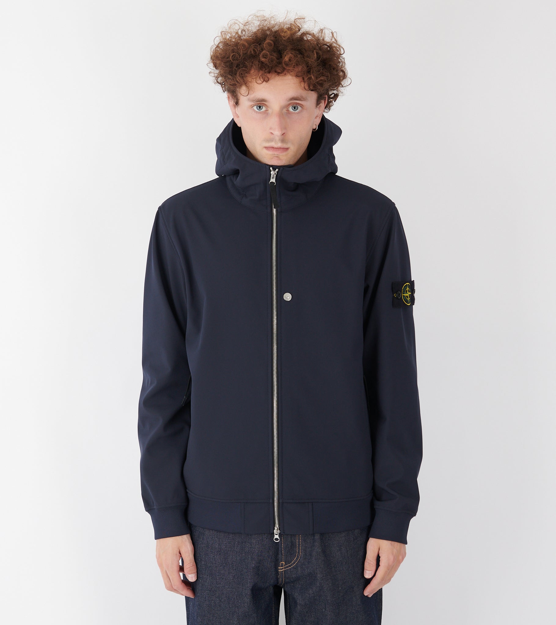 Soft Shell-R E.dye Technology Jacket Navy