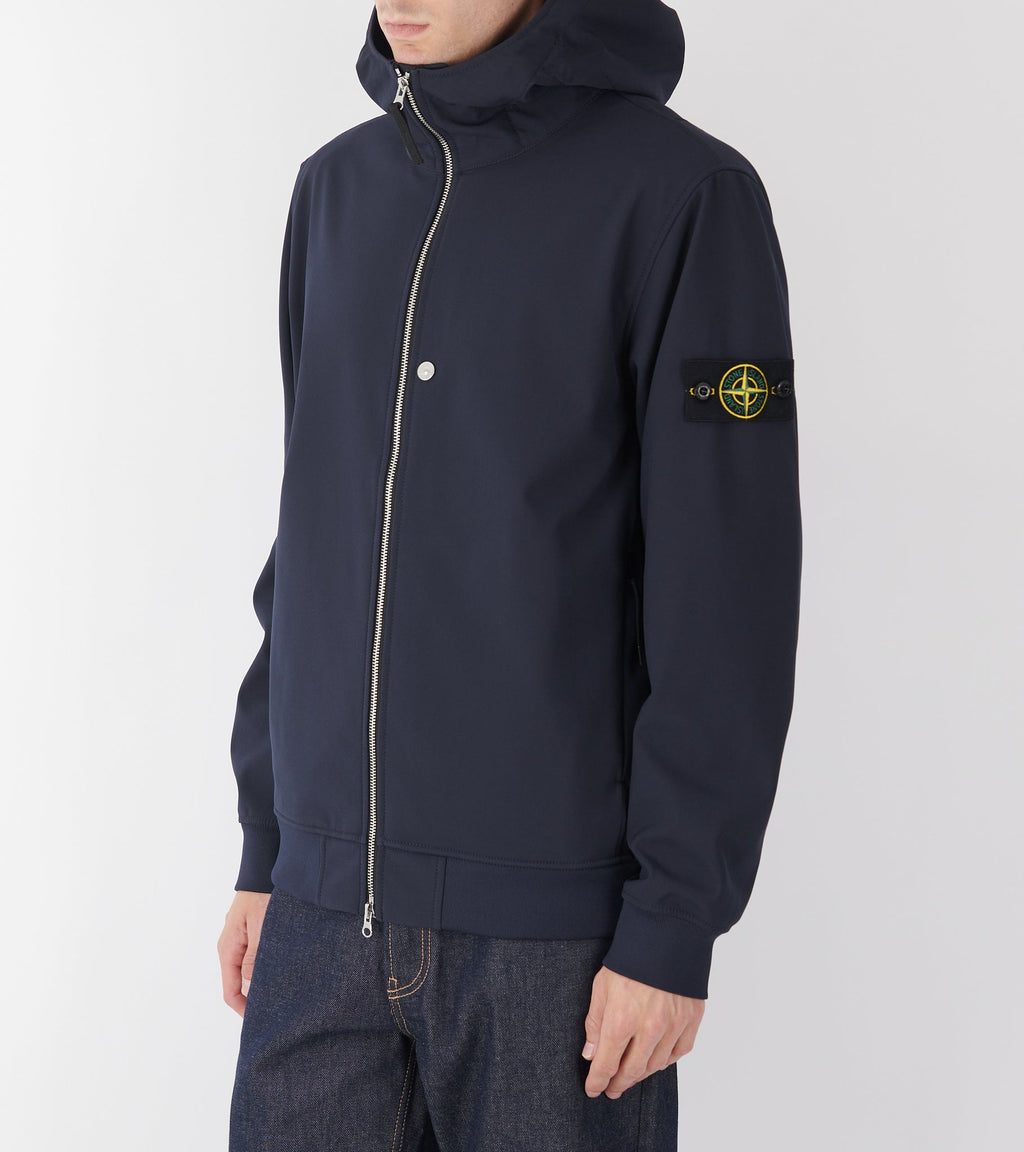 Soft Shell-R E.dye Technology Jacket Navy
