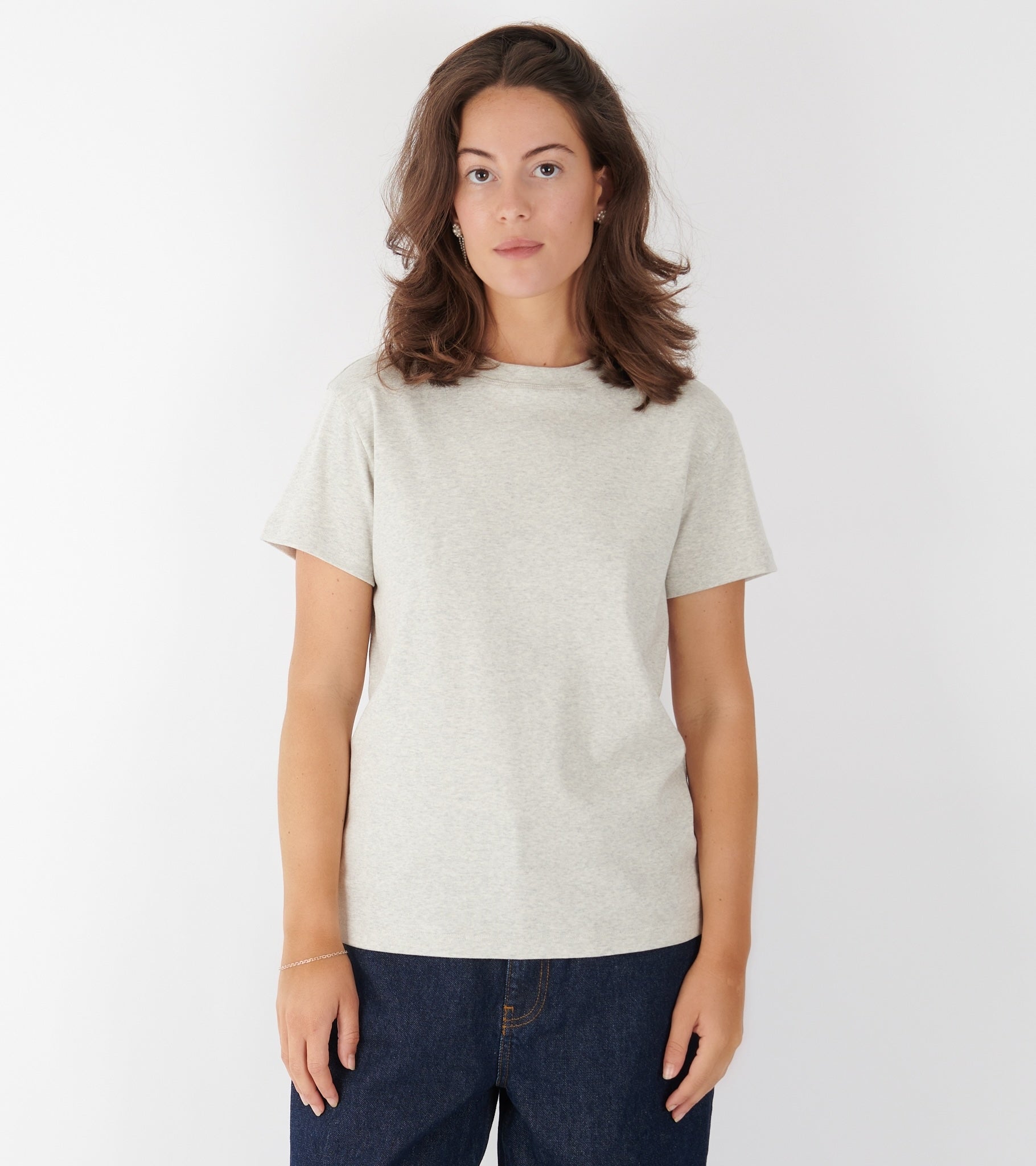 Monica Tee Heather Grey