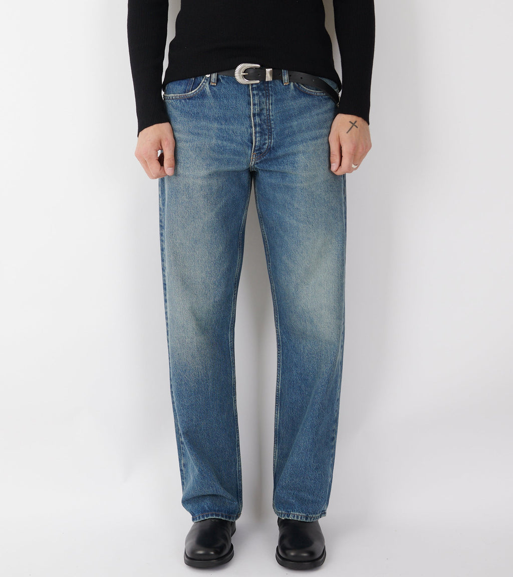 Loose Jeans Dark Blue Vintage