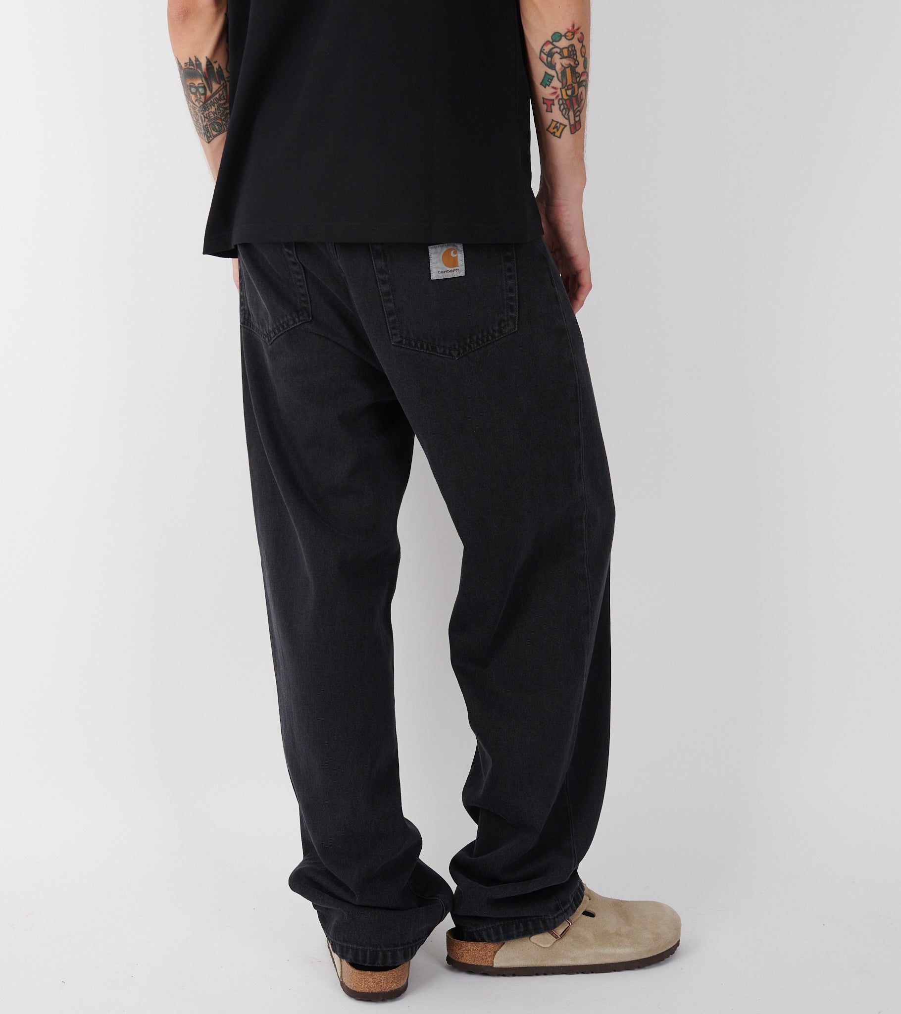 Landon Pant Black Stone Washed