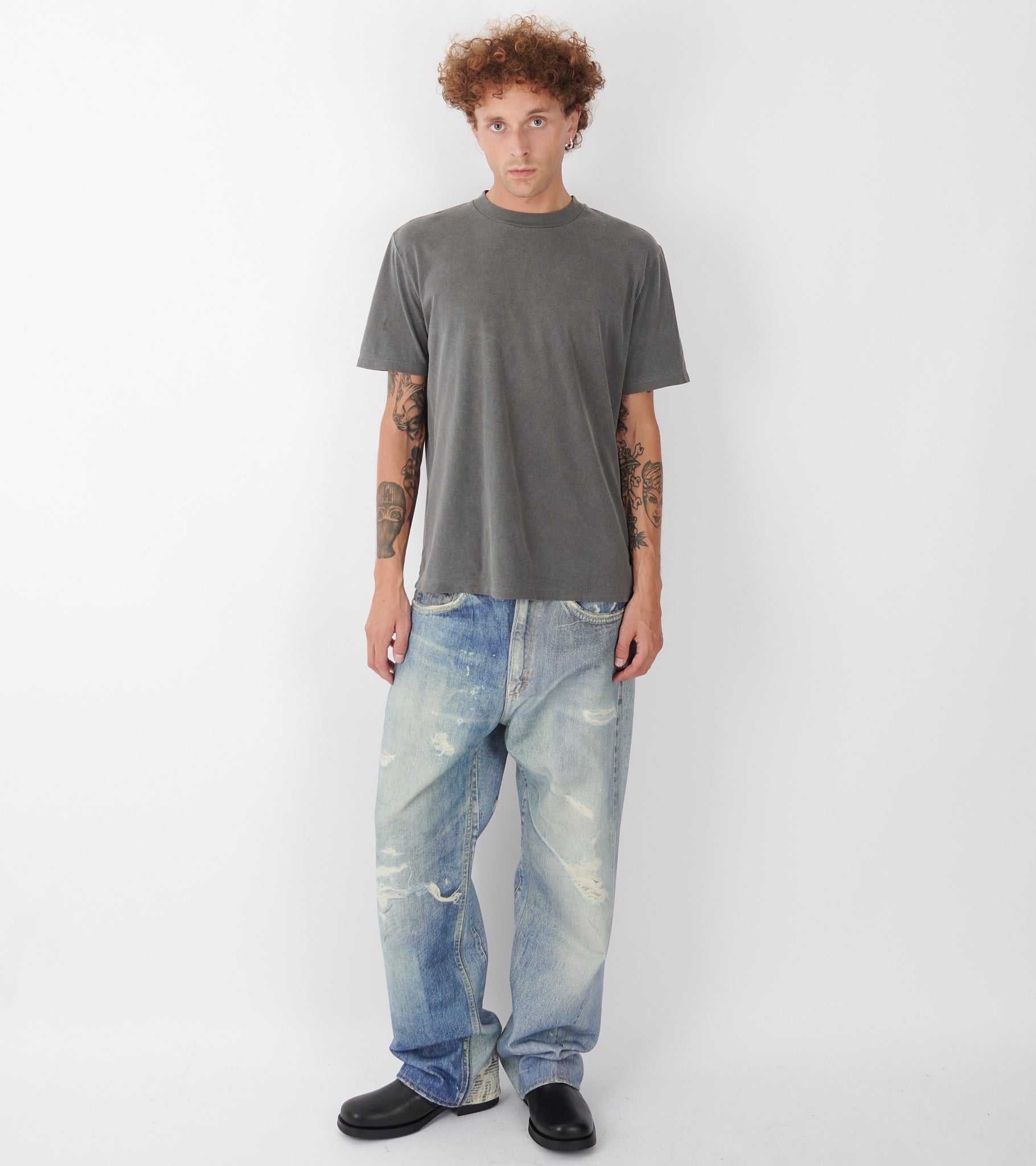Third Cut Jeans Digital Denim Print