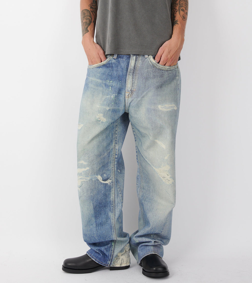 Third Cut Jeans Digital Denim Print