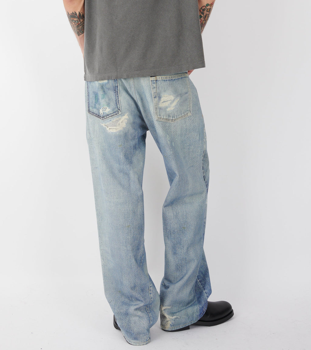 Third Cut Jeans Digital Denim Print