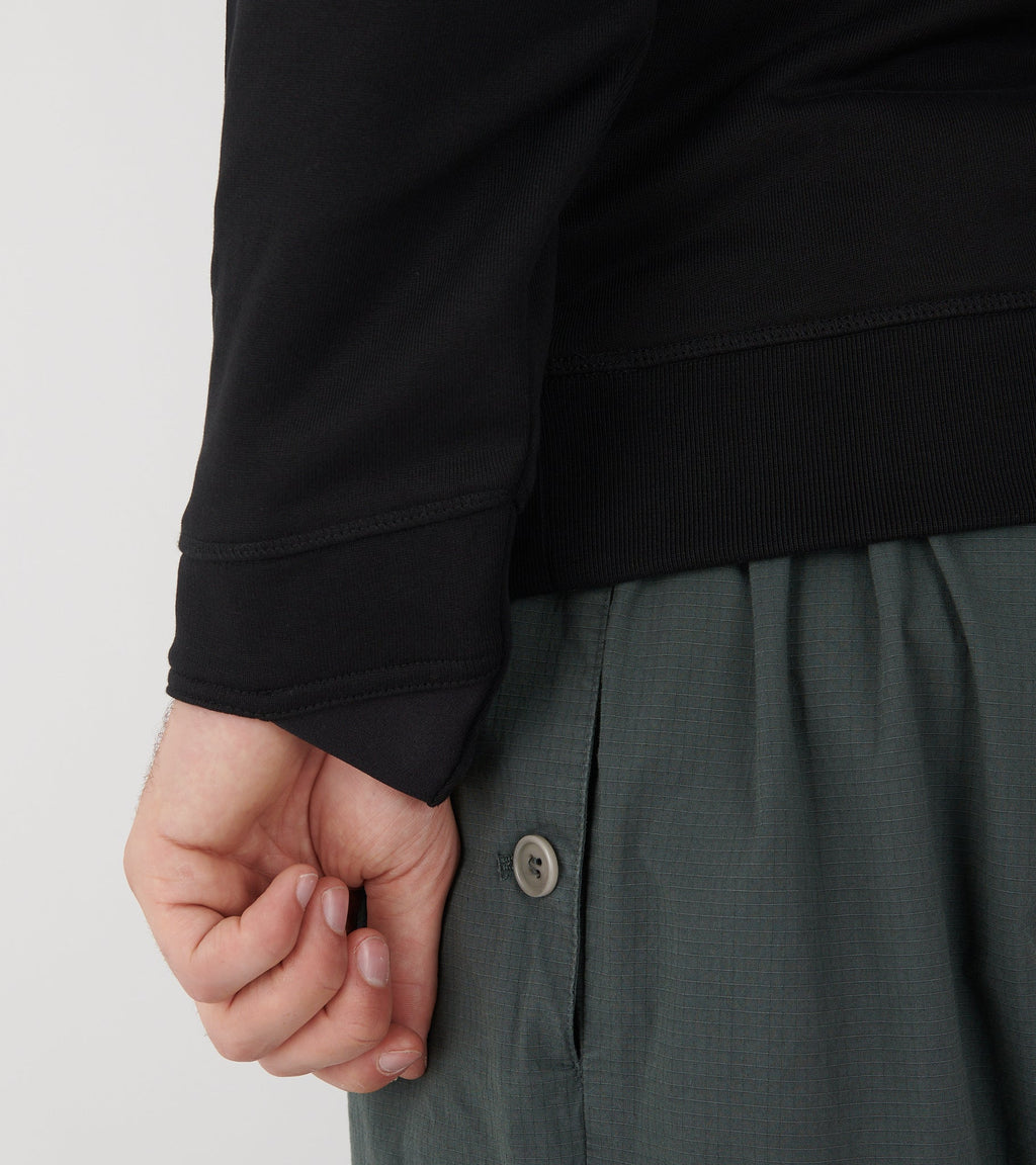Cotton Sweatshirt Black