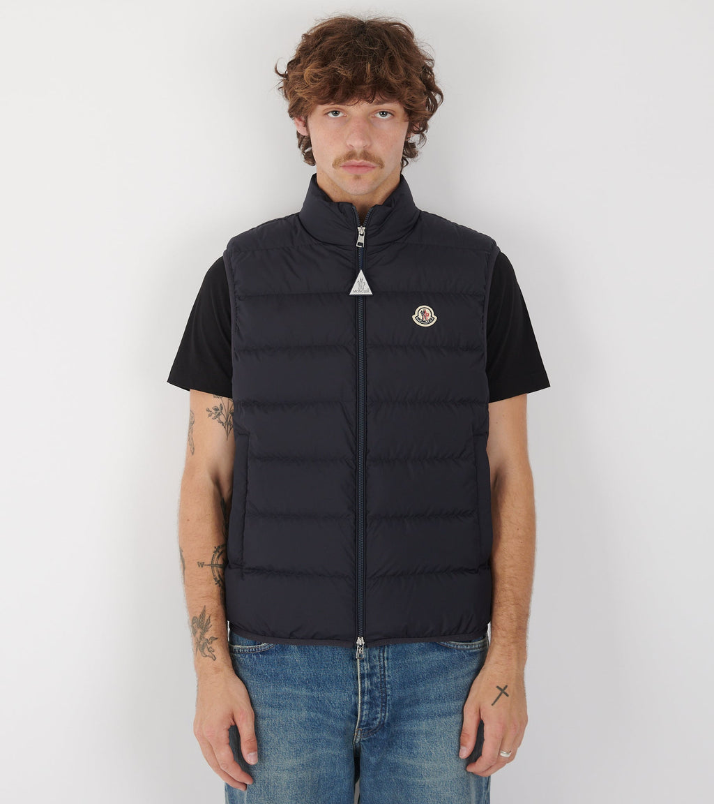 Contrin Down Vest Navy Blue