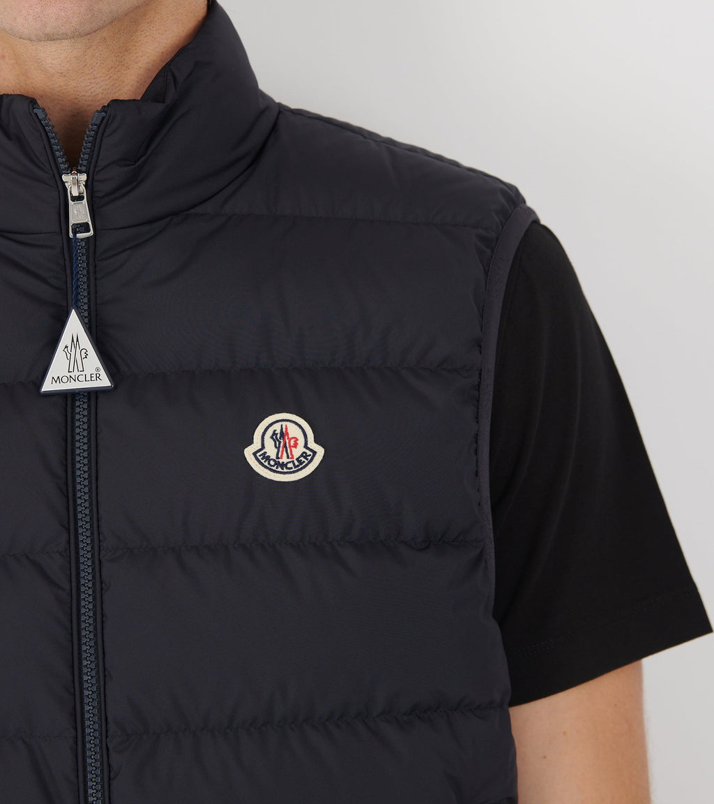 Contrin Down Vest Navy Blue