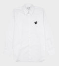 U Black Heart Shirt White