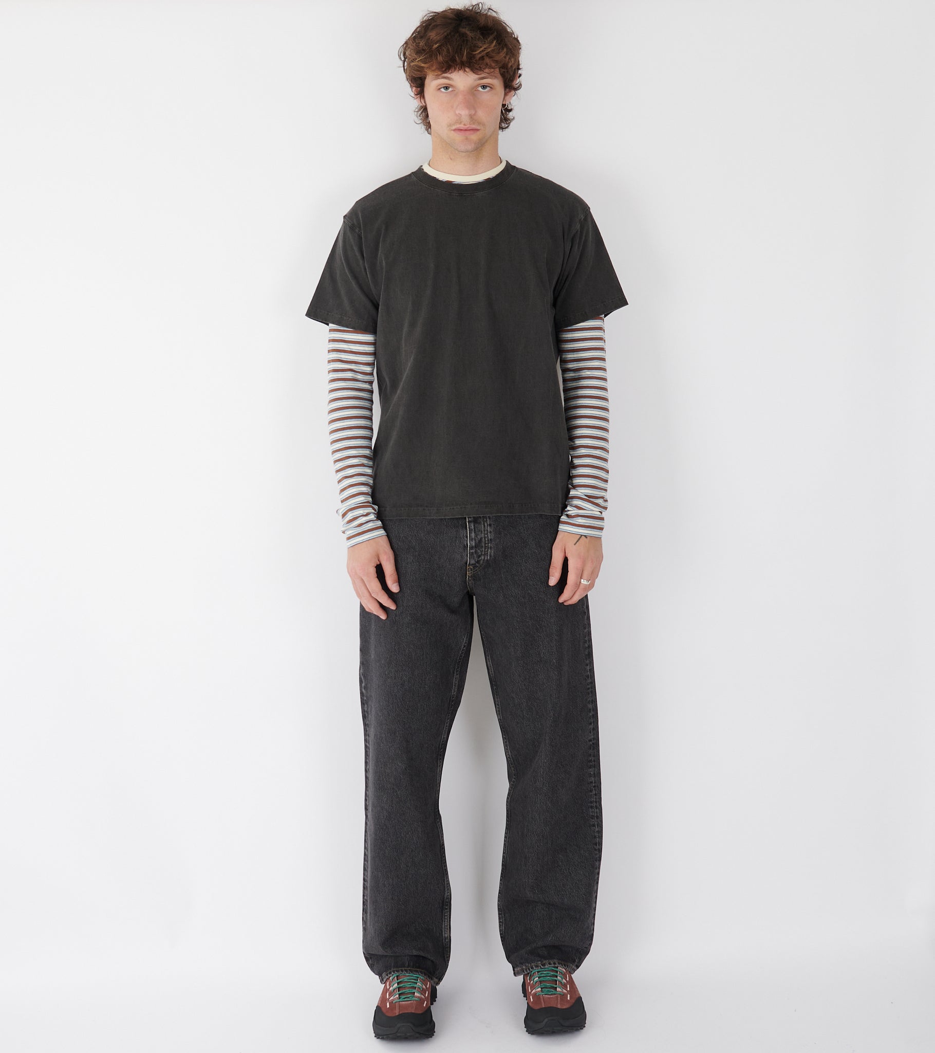 Loose Jeans Black Stone