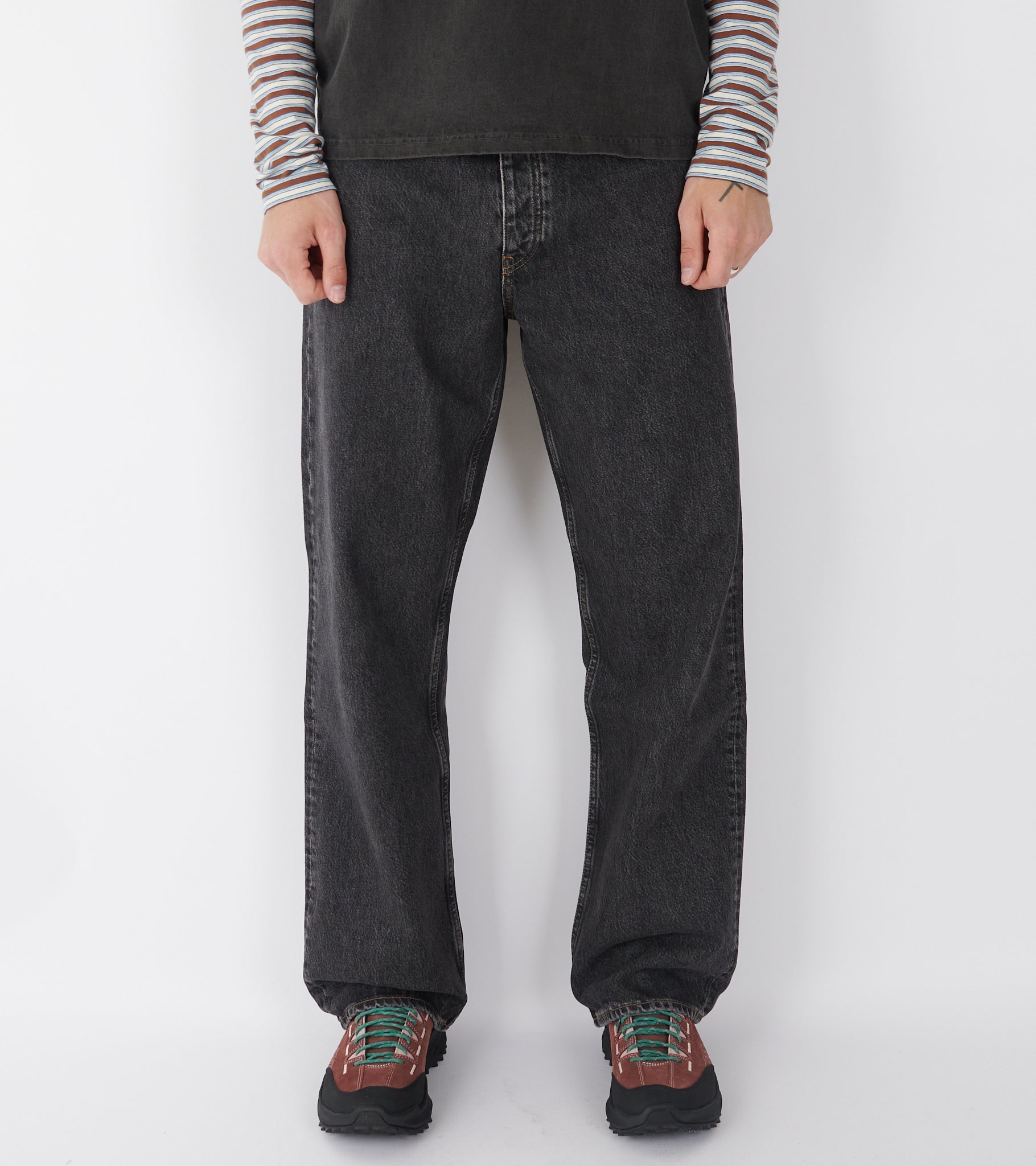 Loose Jeans Black Stone