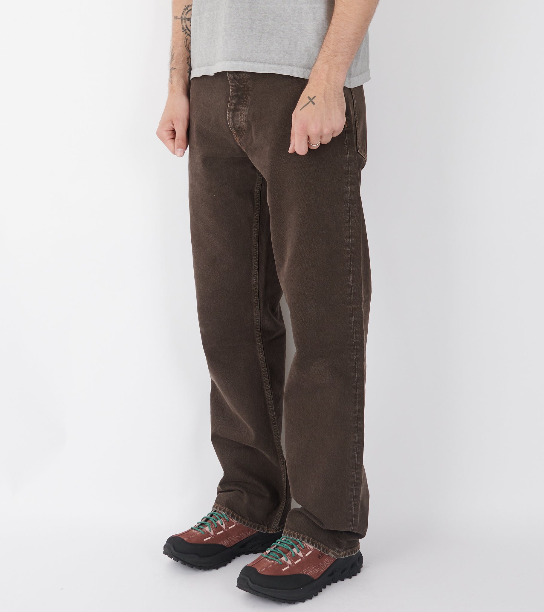 Loose Jeans Vintage Brown