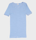 101 Short Sleeve T-shirt Cobalt Blue/Ecru