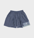 Bridge Shorts Indigo Picnic Handloom