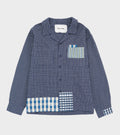 PA Shirt L/S Indigo Picnic
