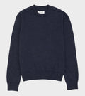 Wool Crewneck Dark Navy