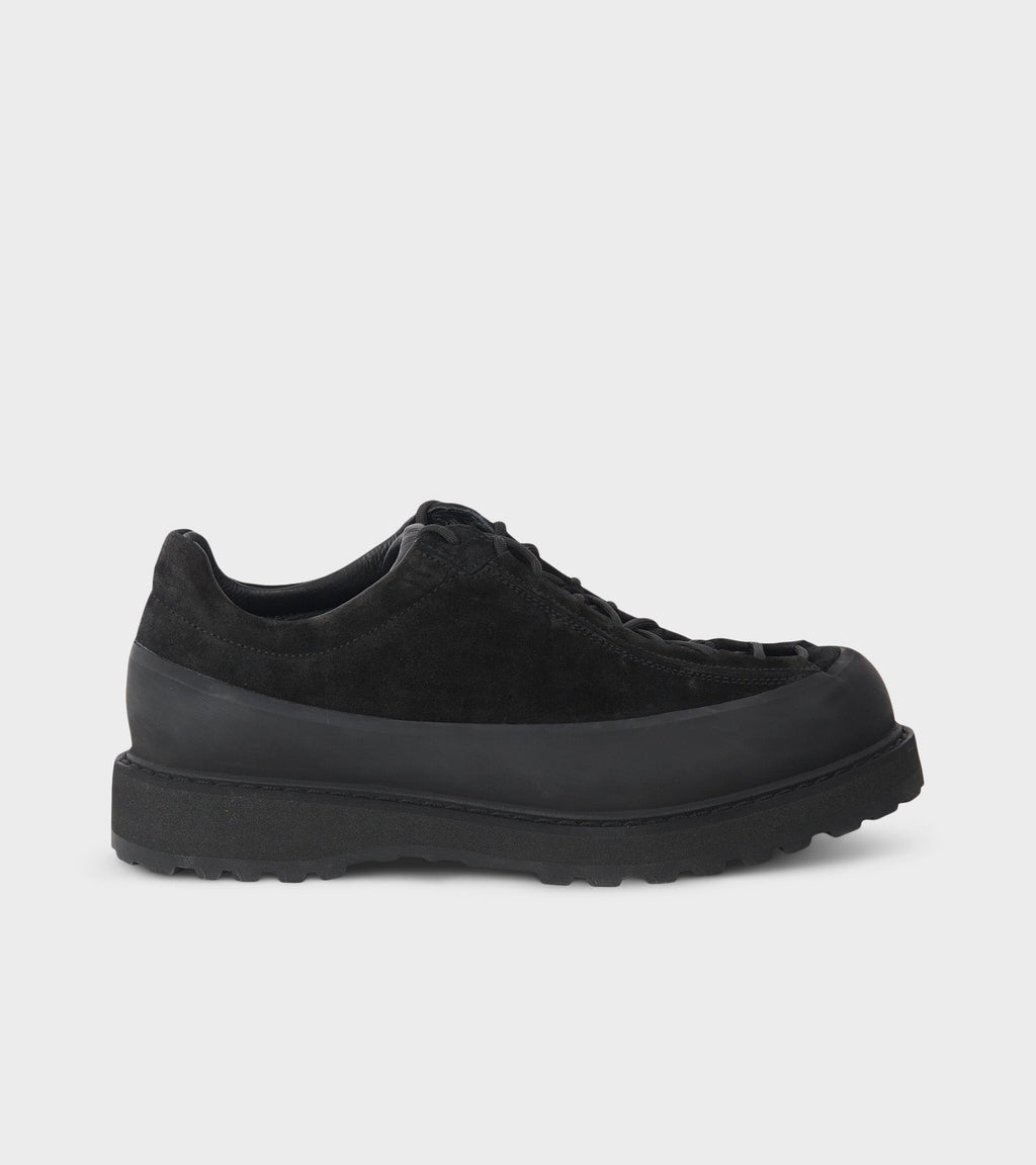 Low Top Suede Sneakers Black