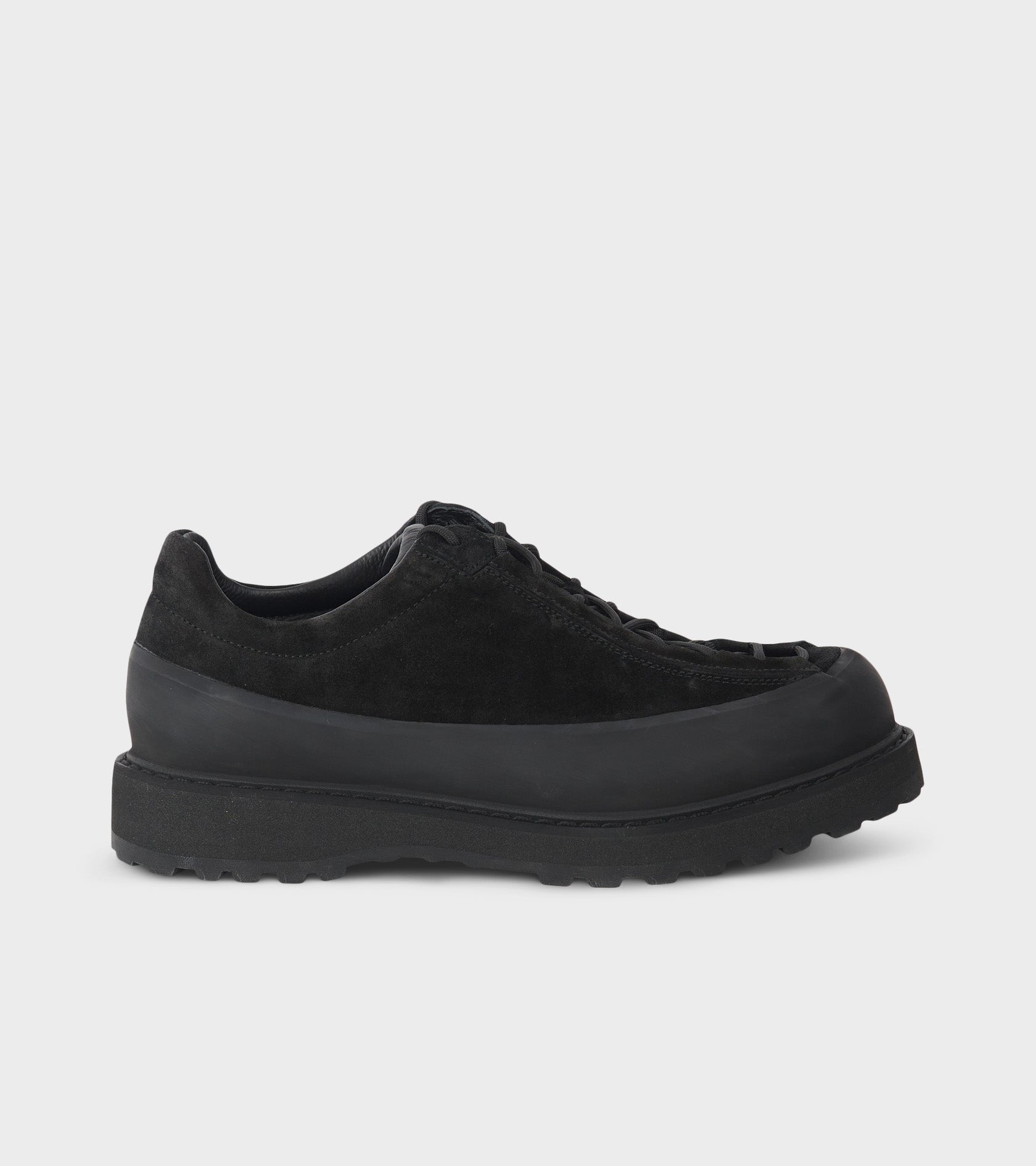 Low Top Suede Sneakers Black