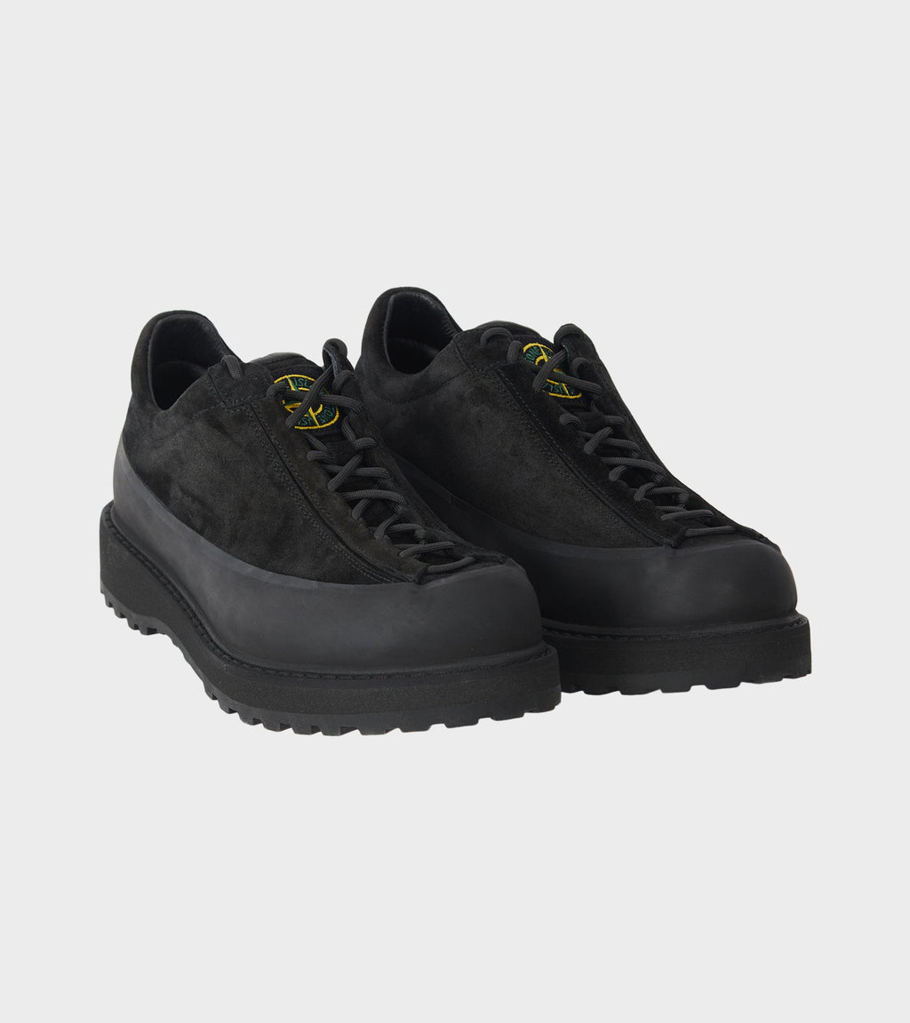 Low Top Suede Sneakers Black