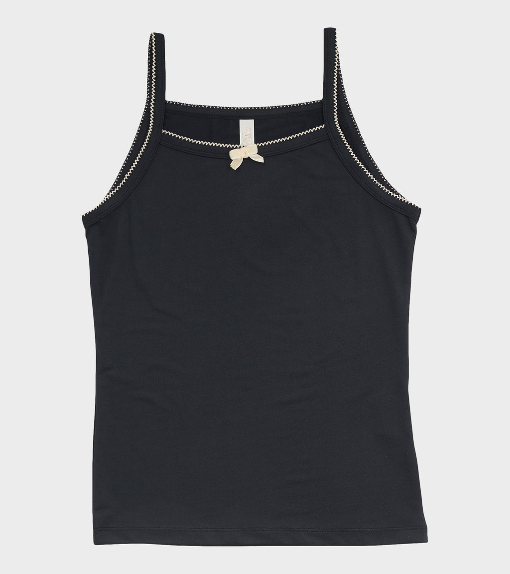 Caro Jersey Tank Black