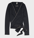 Caro Wrap Top Black