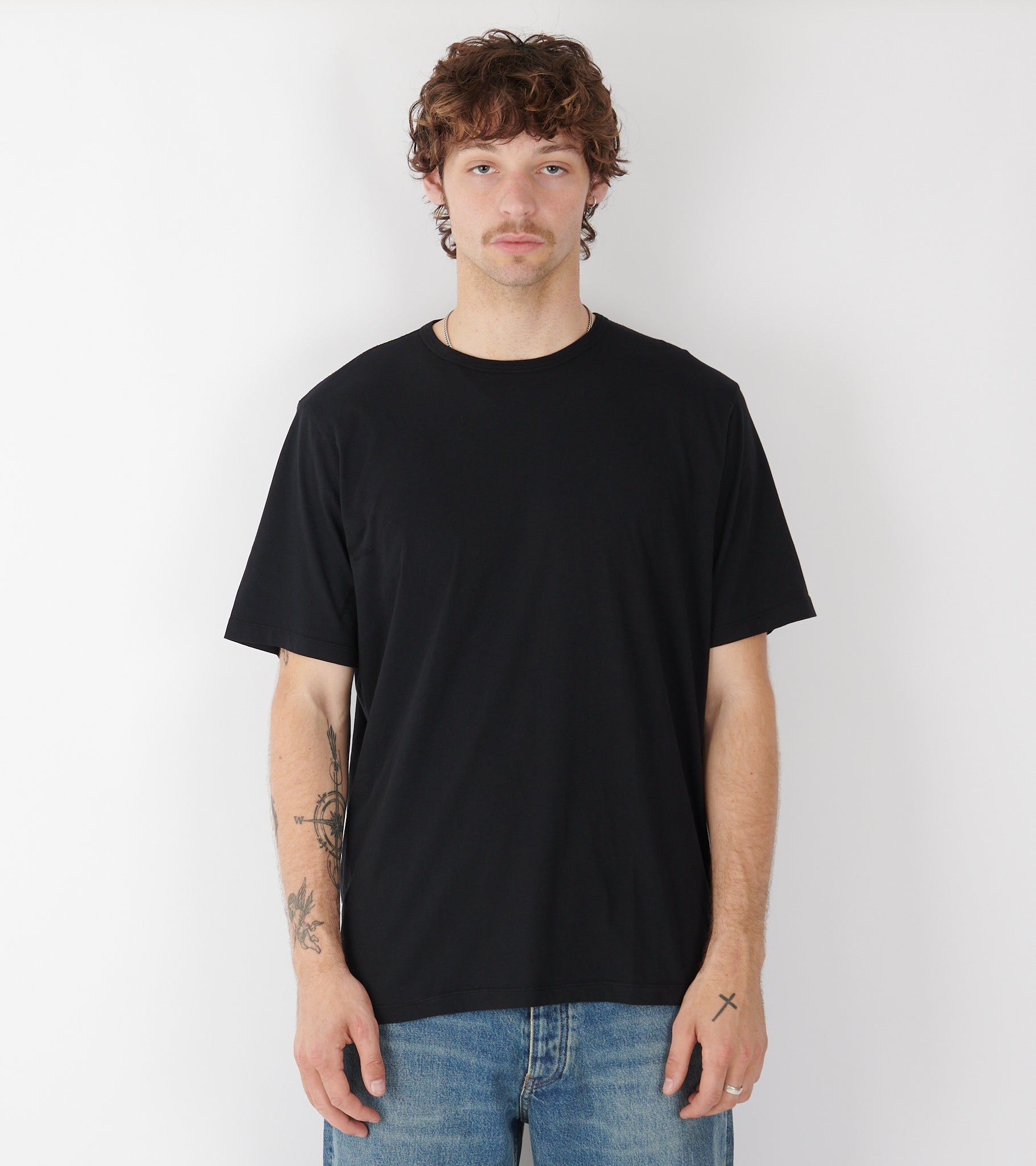 New Box T-shirt Black Clean Jersey