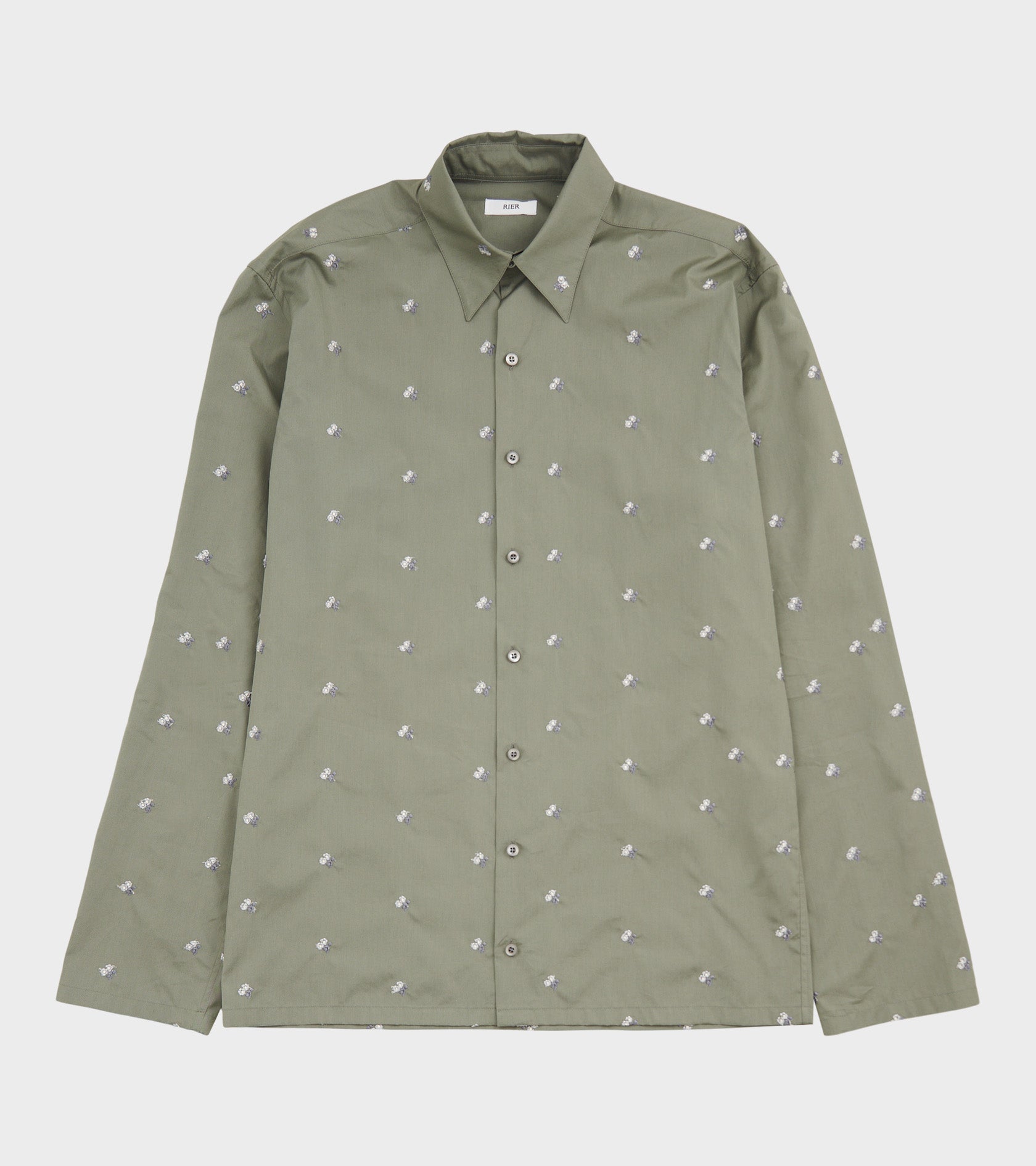 Poplin Shirt Camoscio Flowers