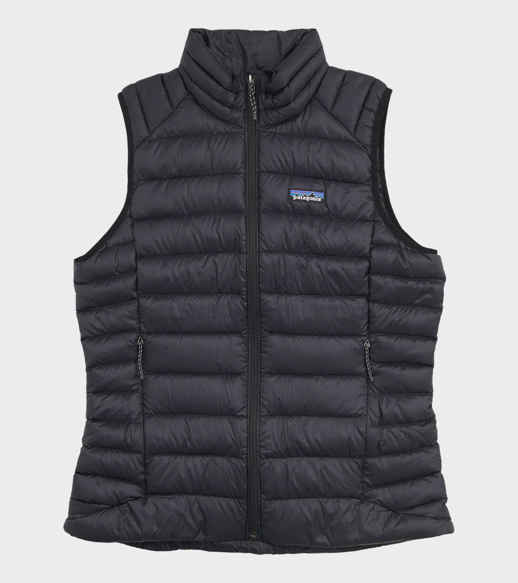 W's Down Sweater Vest Black