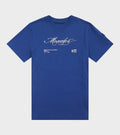 Embroidered Logo T-Shirt Blue