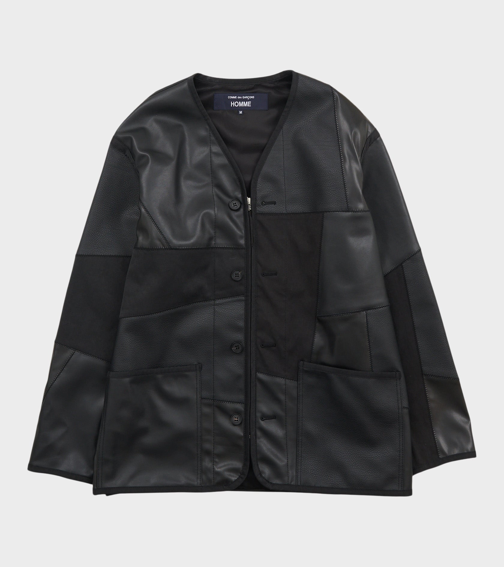 Patchwork Jacket Black
